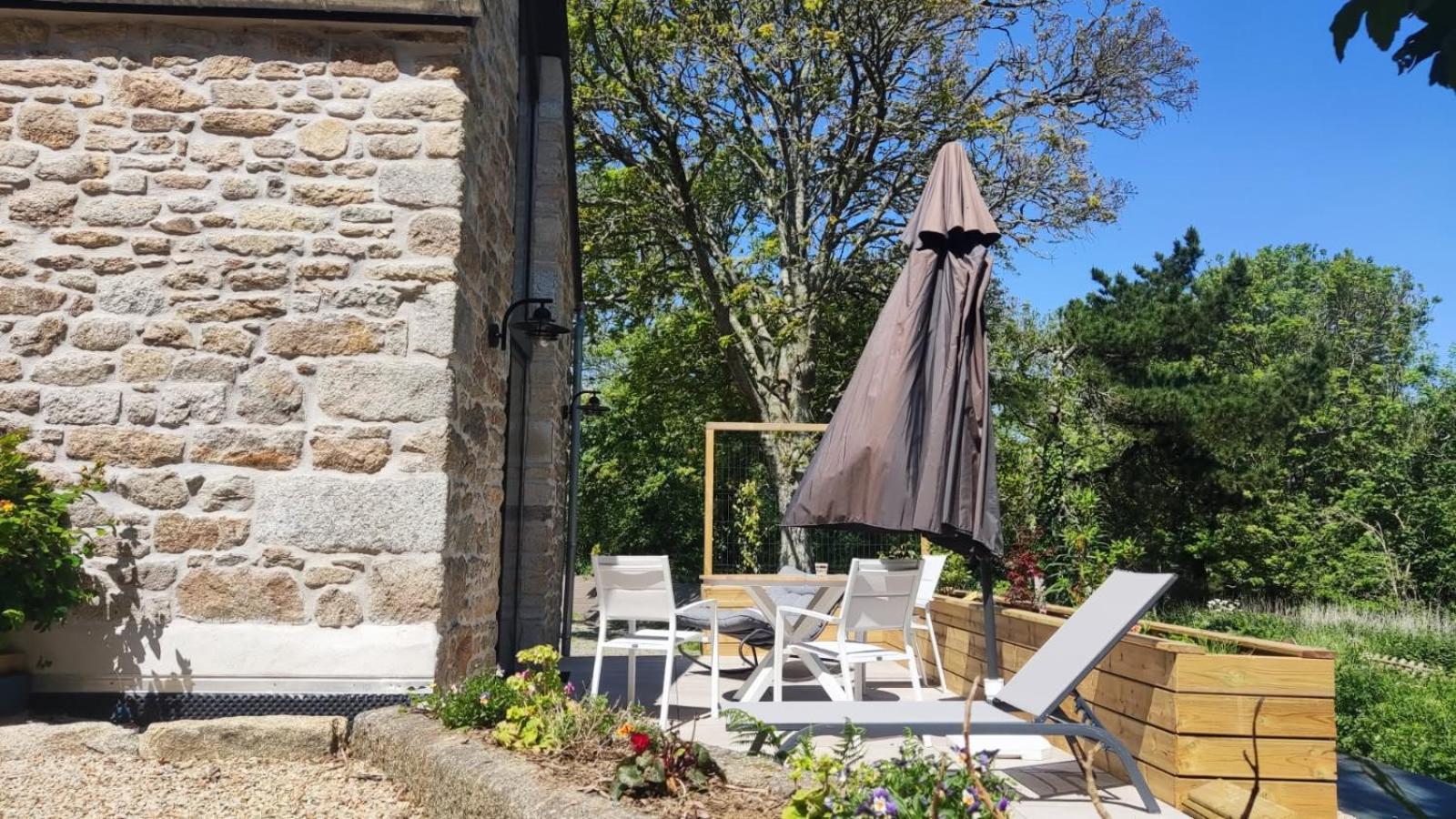 הוילה Ploudalmézeau Le Petit Moulin De Kerloroc מראה חיצוני תמונה